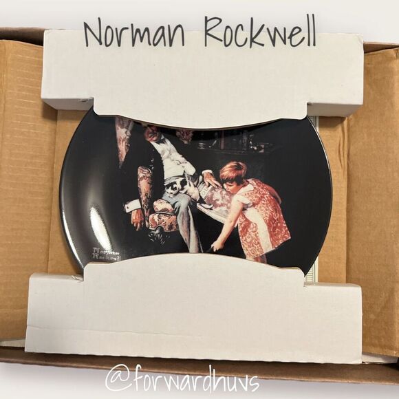 Norman Rockwell Heritage Collection Limited Edition Plate “The Dreamer” - Picture 7 of 9